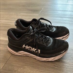 Hoka Bondi 7 Black Running Shoes